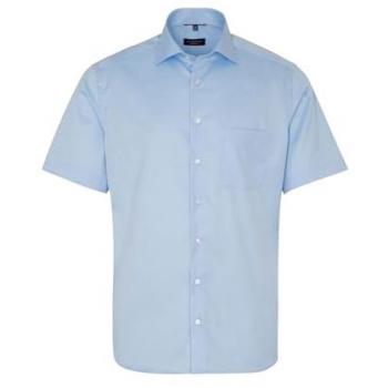 Eterna Herren Kurzarmhemd hellblau, MODERN FIT, Größe 45