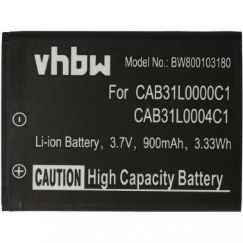 Alcatel CAB31L 900 mAh Li‑Ion Batteriezusatz