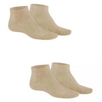 Hudson Only 2‑Pack Sneaker‑Sockenset für Männer, 39/42, hellbeige Sisal