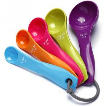 5-Piece Colorful Kitchen Baking Utensil Set