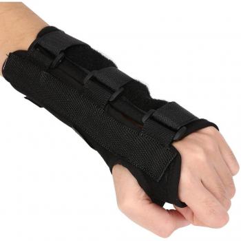 Attelle de poignet noir pour arthrite et entorse droite/gauche