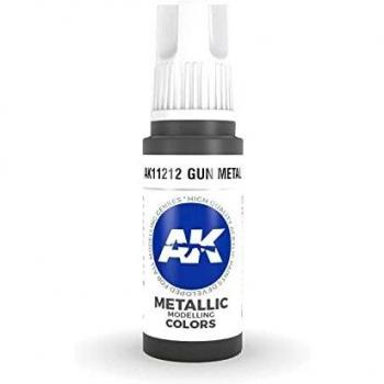 AK Interactive Gun Metal 3.0 Metallfarbe 17ml