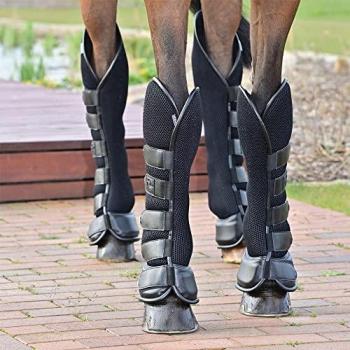 Busse Transport‑Gamaschen 3D Air Effect – Schwarz, für mich und mein Pferd