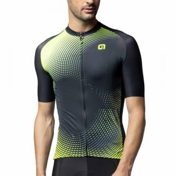 Alé PRAGMA Optical Kurzarmtrikot neongelb/schwarz