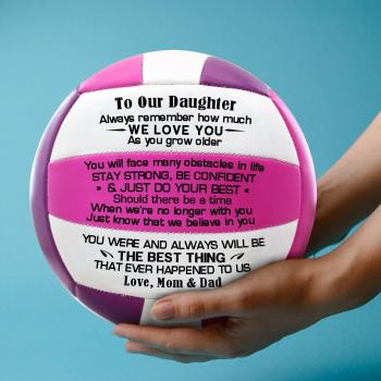 Volleyball für die geliebte Tochter