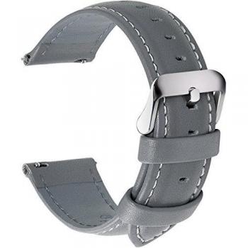 Cinturino per Fossil Q Nate Hybrid 24mm, Grigio