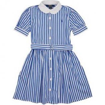Robe légère enfant Polo Ralph Lauren Magalie couleur bleue