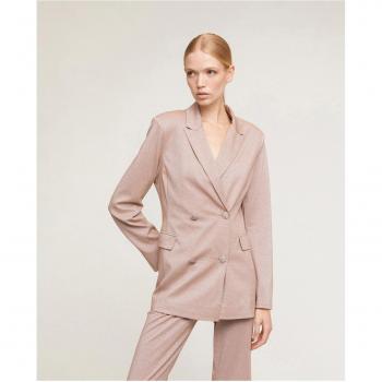Blazer de doble pecho en tejido de lurex