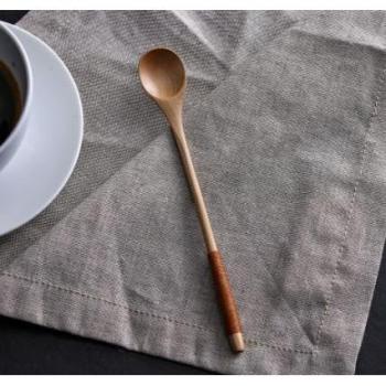 Premium Wooden Coffee Stirring Spoon – 20 cm Length, 3 cm Width