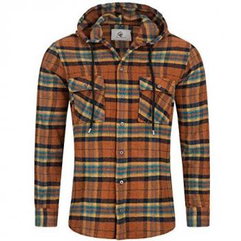Kapuze & Kariertes Design: Rock Creek Regular Fit Shirt