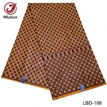 Tissu en cire pour vêtements, 6 yards, LBD-194-200
