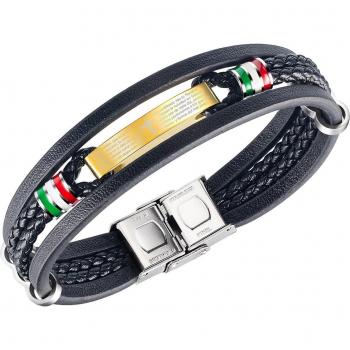 Bracelet en cuir tressé pour garçons