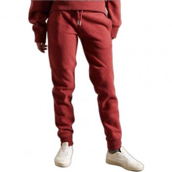 Pantalon de Jogging Superdry Femme Rouge Vintage Logo Taille 38