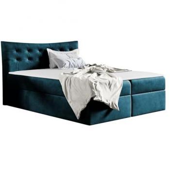 Letto continentale Arazzo turquesa
