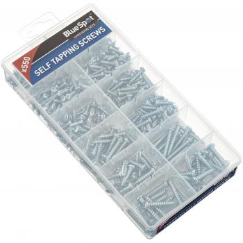 BlueSpot 550 Piece Assorted SELF TAPPING SCREW SET 40574