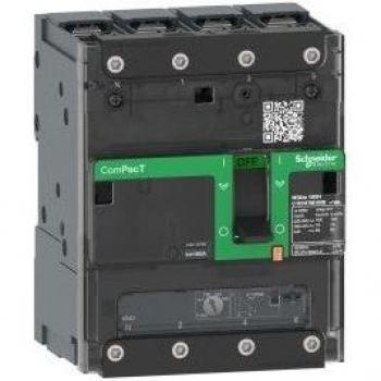 C12E4TM160L Schneider – disjoncteur à 4 pôles, 160 A, 16 kA, EverLink