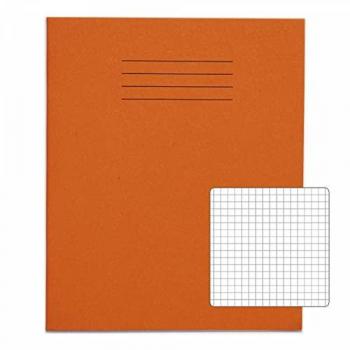 Rhino 8 x 6.5 Exercise Book 48 Page, Orange, S5 (Pack of 100)
