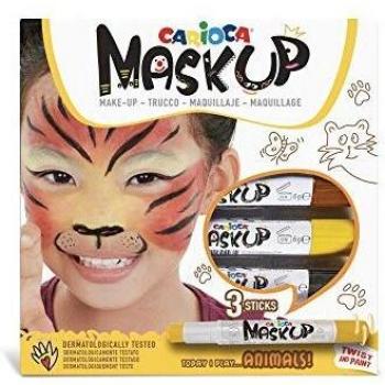 Maquillaje Carnaval 3 Rotuladores de Maquillaje para Niños y Niñas Pintura Facial para Disfraces, Carnaval, Fiesta, Cumpleaños