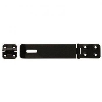 CB Safety Hasp & Staple 114mm Black