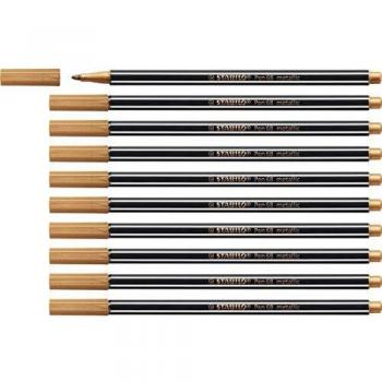C/10 Stabilo Pen 68 Cuivre – Crayon à encre métal