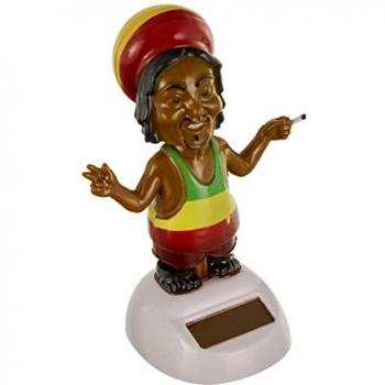 Figurine solaire Rasta