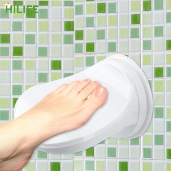 Repose-pieds mural ventouses douche