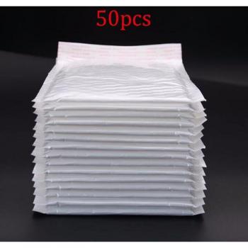 Sobre de papel para niños con adornos de burbujas, 13 x 21 cm más flecos, pack de 50