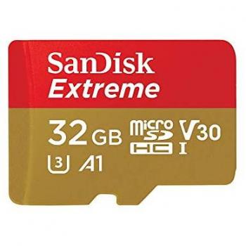Tarjeta MicroSDHC 32GB Clase A1 UHS-I U3 Sandisk Extreme