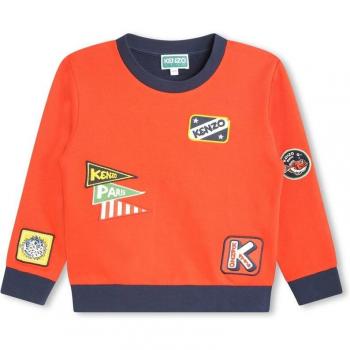 Sudadera Kids Kenzo – Bicolor y Parches Bordados