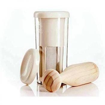 Holzmörser Milchhersteller vegan