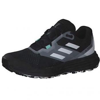 Adidas Trailshoe Terrex Two Flow Damen, Schwarz‑Weiß, Größe 38