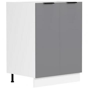 Fasola Mueble Bajo 60 cm – Armario de Cocina con Puertas Oscilantes