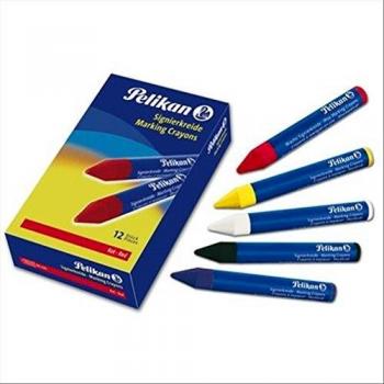 12 x Pelikan Signierkreide 762/12 gelb 12 Stifte