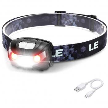 Head Torch Rechargeable 1000L Super Bright Led Headlamp Waterproof With Red