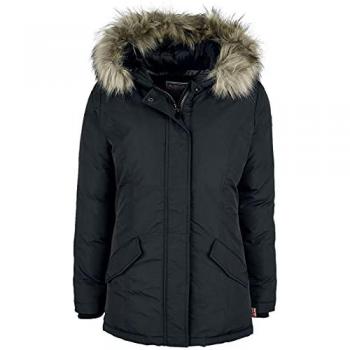 Lonsdale Kimmeridge Jacket para Mujer Negro XS