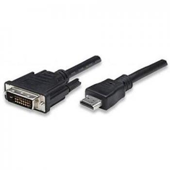 Cavo di Connessione Video HDMI-DVI Maschio/Maschio 1,8m Nero