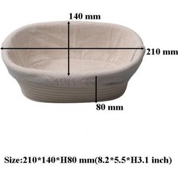 Rattan Banneton Bread Rising Basket