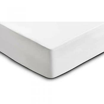 Drap Housse 120x200 Flowen 100% Coton Jersey Blanc