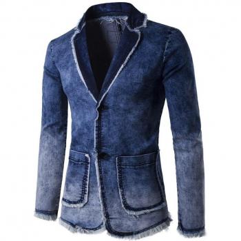 Neue Herren Denim Jacke 2024 Frühjahr Herbst