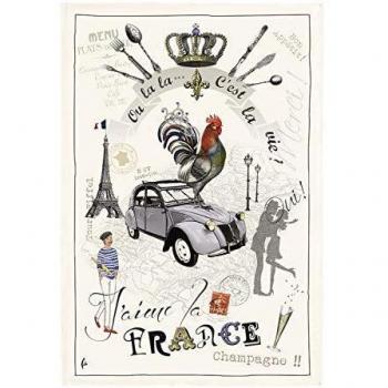 Torchon France Panorama 72x48 cm