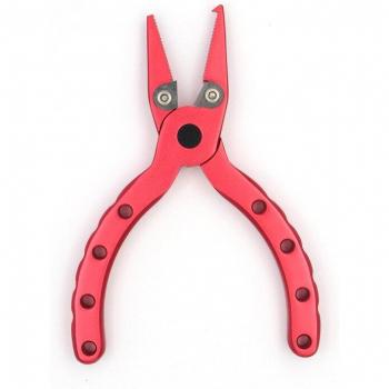 Alicates portátiles de pesca CrazyShark, 115mm, aleación de aluminio, herramienta de corte