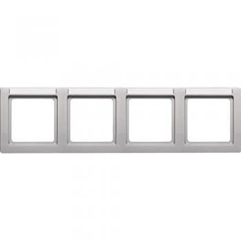 Abdeckrahmen Berker 4f. Alu Lack