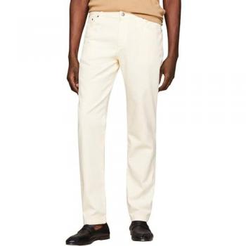 Tommy Hilfiger Herren Jeans Denton Straight Leg Stretch Écru 30_32