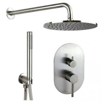 Jessy Tondo Inox Kit Doccia AISI 316