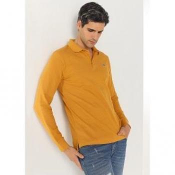 Polo básico pique de manga larga Lois Jeans
