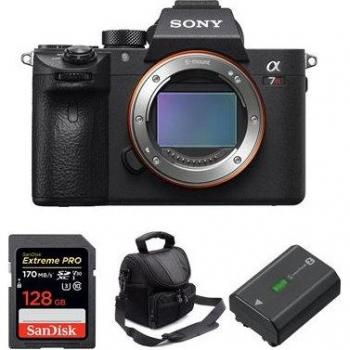 Sony Alpha 7R III Kit: SanDisk 128 GB Ultra, NP‑FZ100, Bolsa de Transporte y PDF MCZ DIR