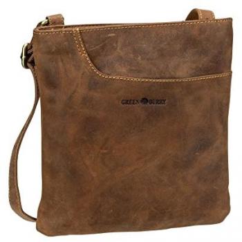 Greenburry Vintage 23 cm Brown Leather Crossbody Bag