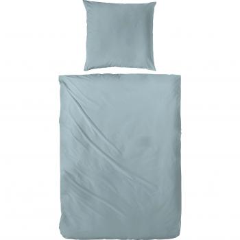 Bettwäsche Set 3-teilig Uni Satin