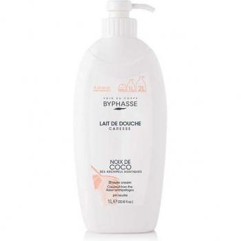 Ducha Exótica Byphasse Caresse 1 L con Esencia de Coco