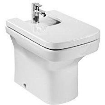 ROCA DAMA A357787000 Bidet de un agujero para grifería de 36 cm fabricado en porcelana de color blanco